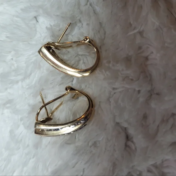 Zales14kGold Channel Set Diamond Earrings - Picture 6 of 14